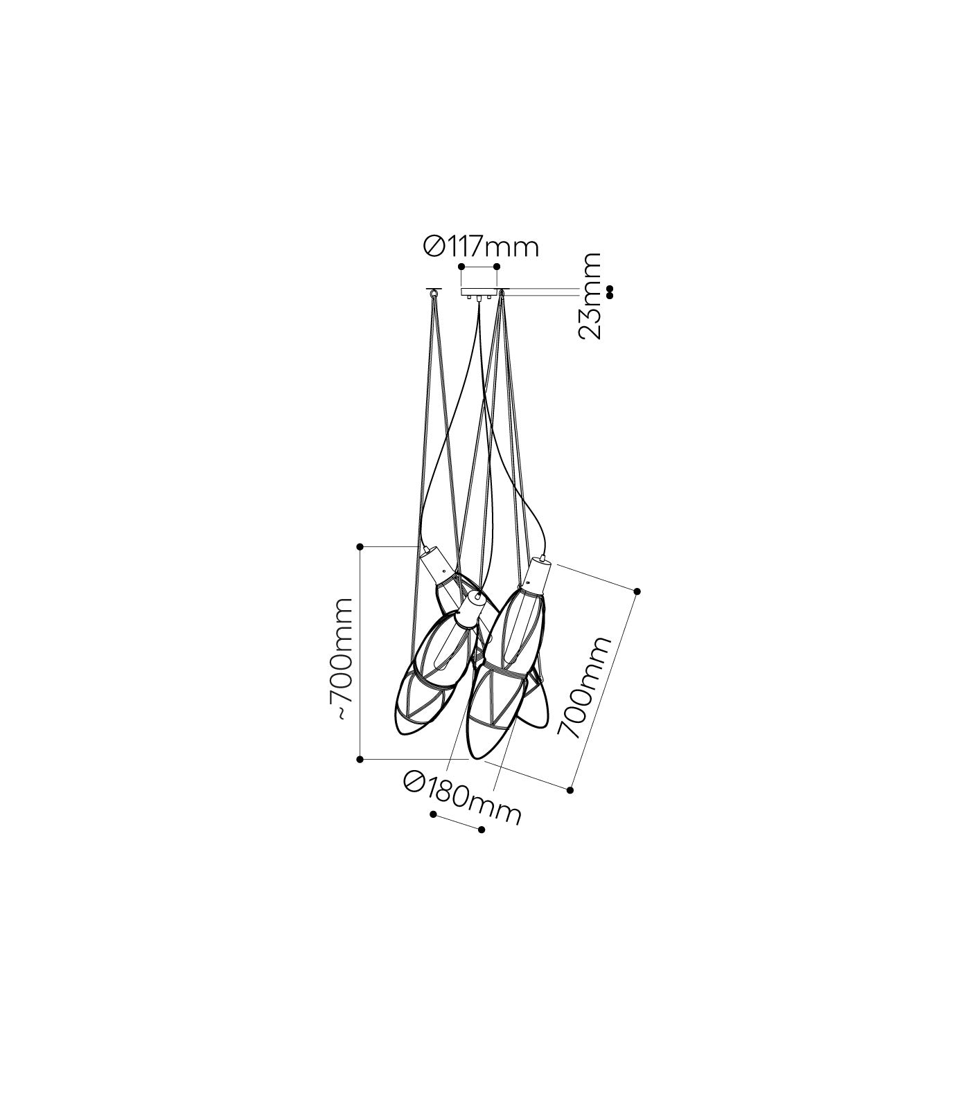 Shibari Pendant Light