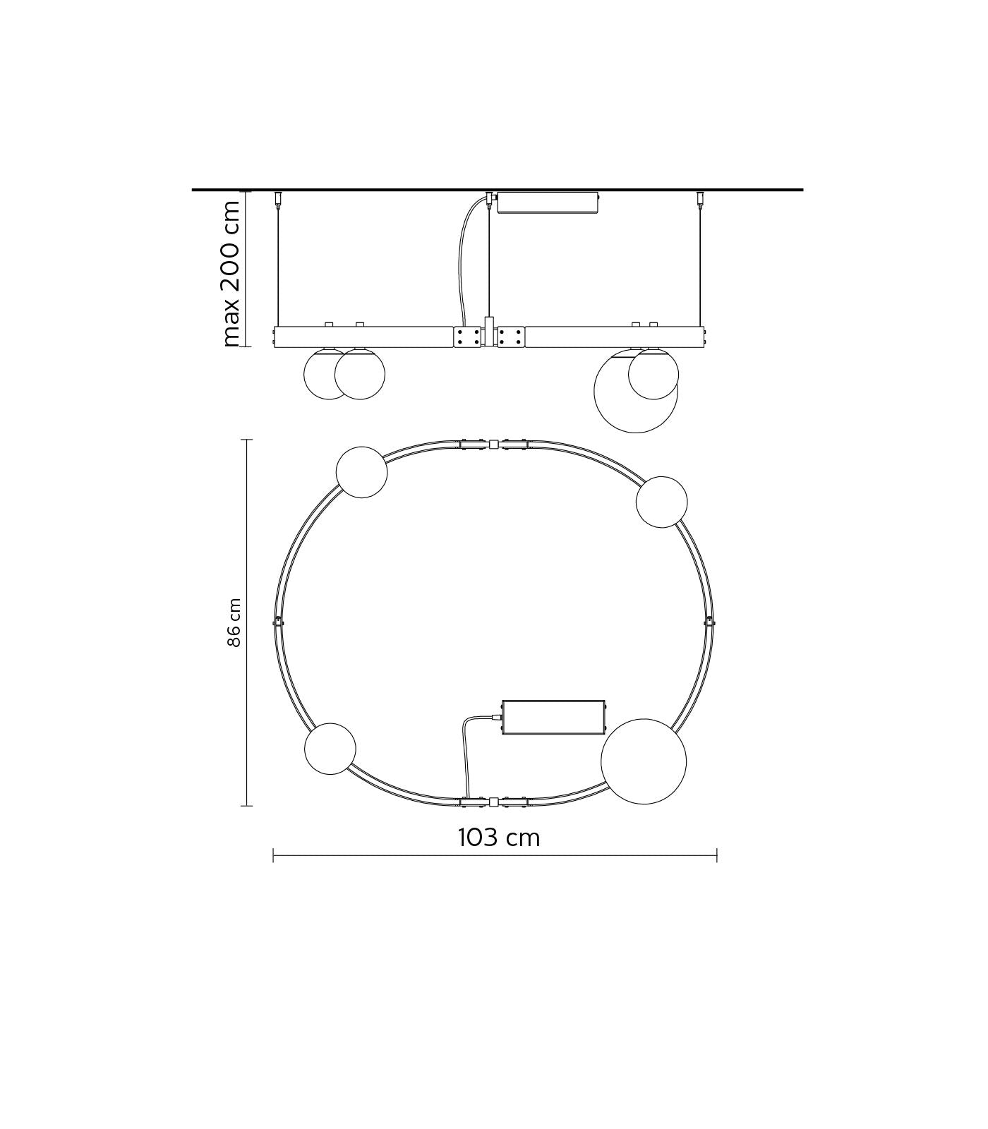 Stant Circular Pendant Light