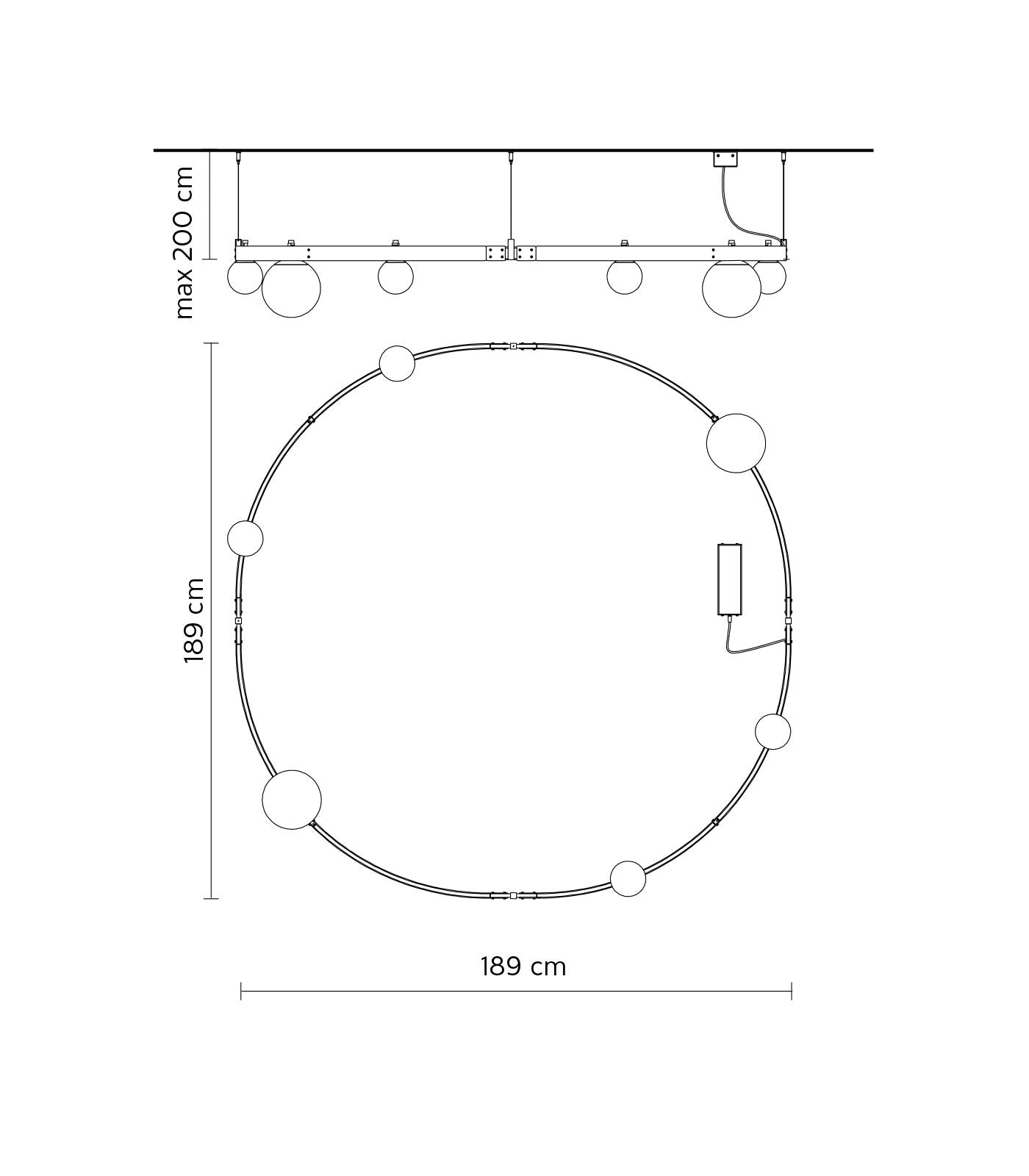 Stant Circular Pendant Light