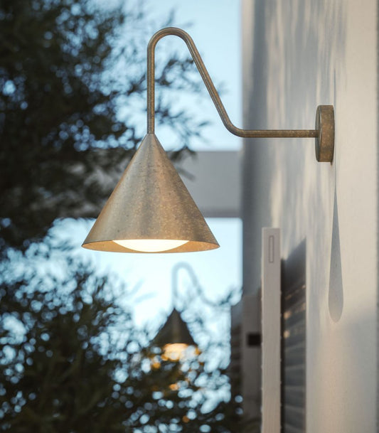 Cone Outdoor Wall Light by Il Fanale