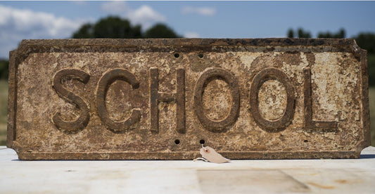 Cast Iron Building Sign