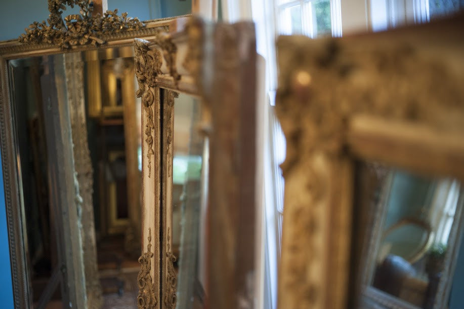 Pair of Antique French Empire Mirrors