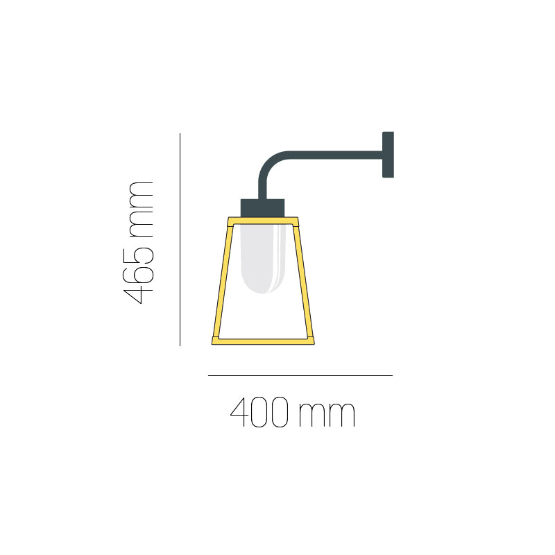 Lampiok 1 Model 5 Wall Bracket Lantern