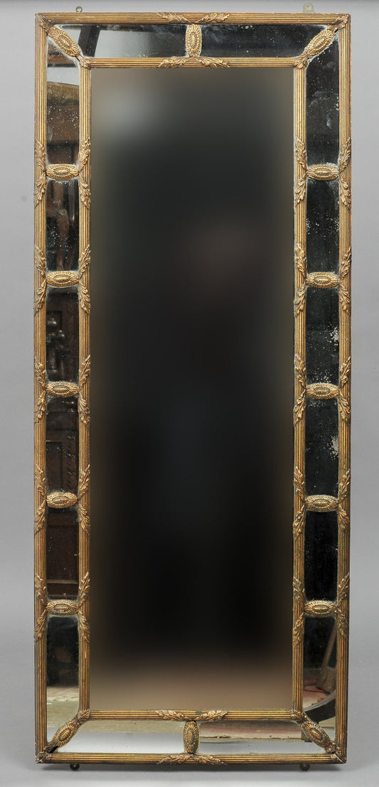 English Giltwood Pier Glass Mirror