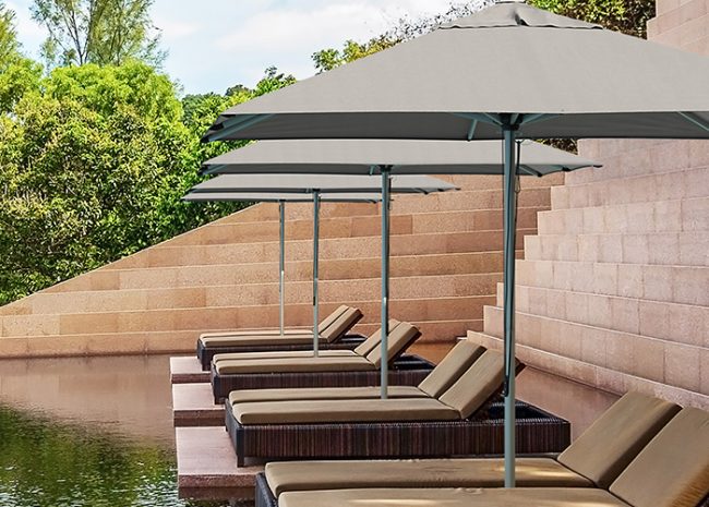 Aluminum Square Umbrella 2m