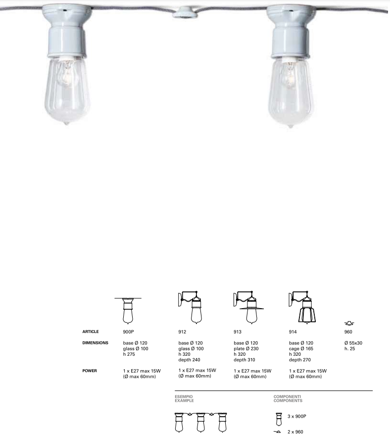 Novocentro 900P Ceiling Light by Toscot