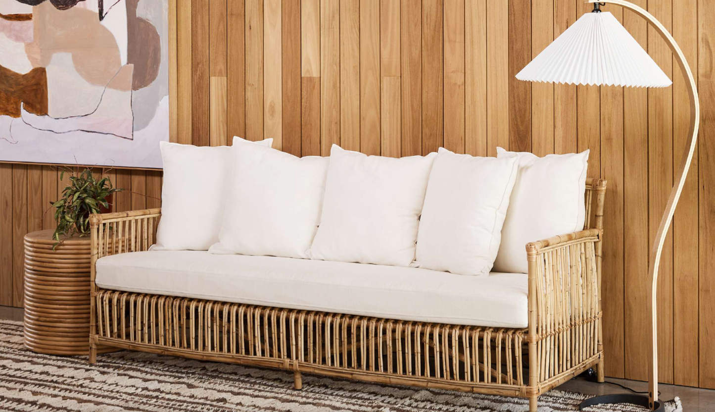 Lene Rattan Sofa