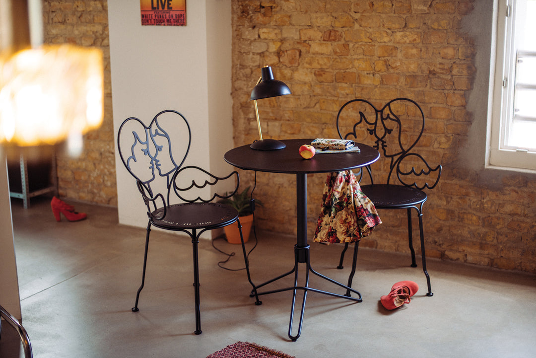 Flower Pedestal Table