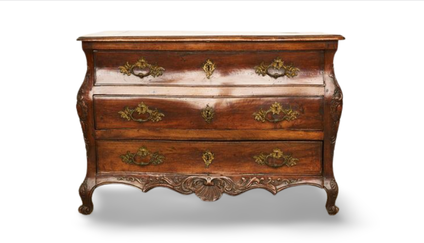 French Walnut Commode