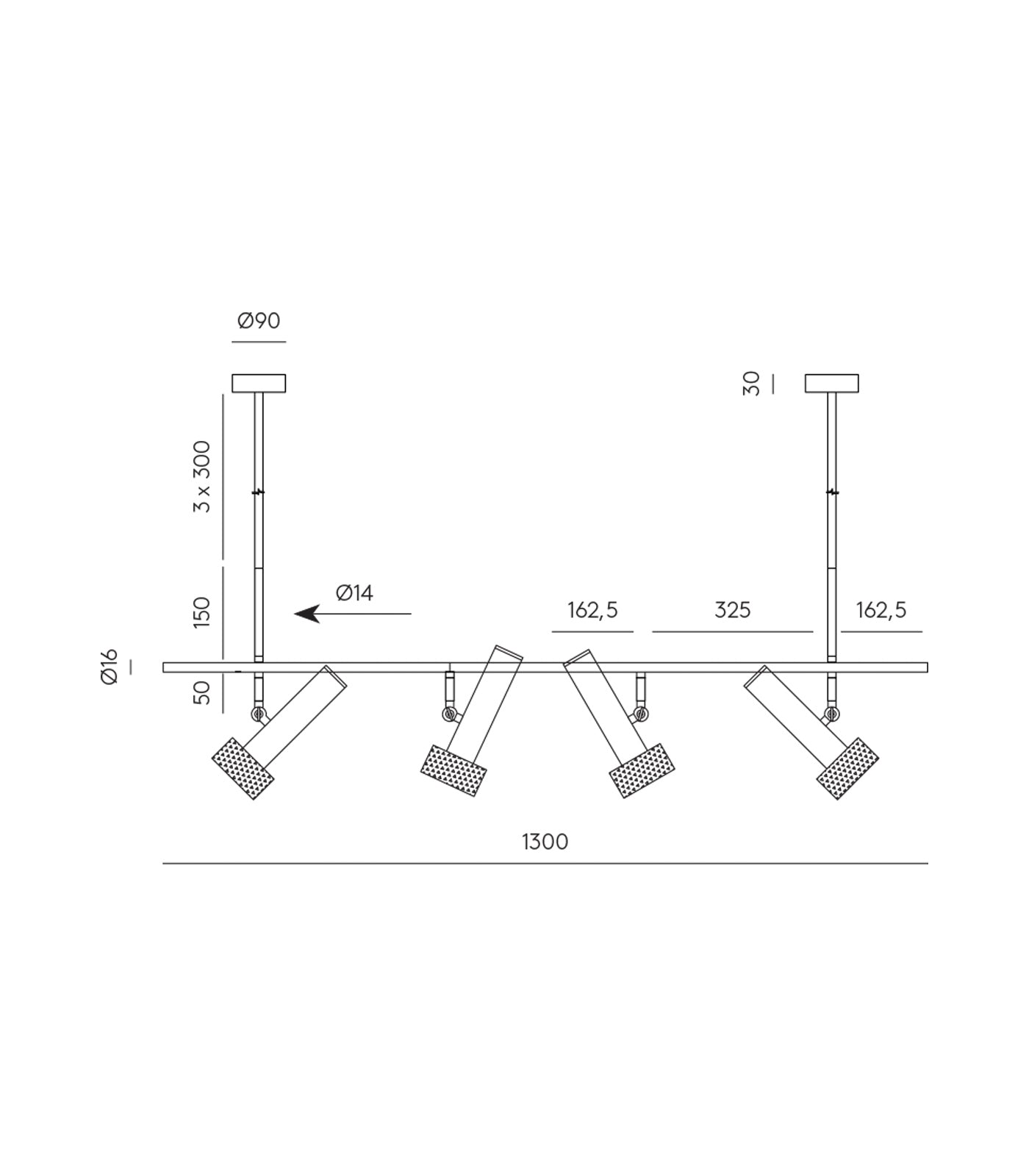 Focus Linear Pendant Light