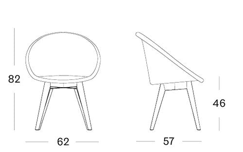 Joe Oak Dining Chair