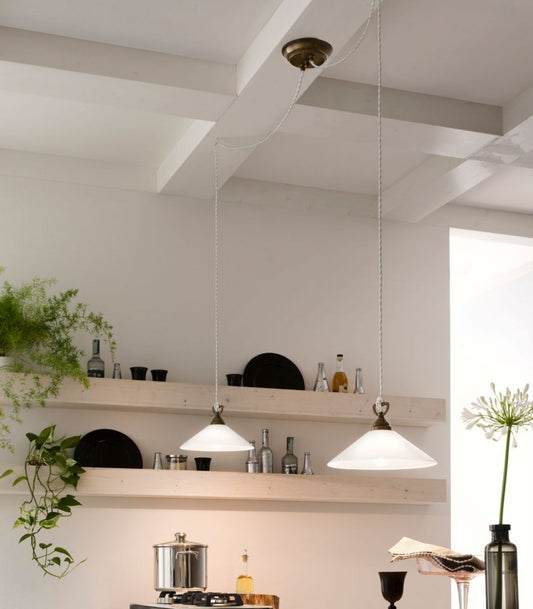 Tabia Radial Pendant Light by Il Fanale