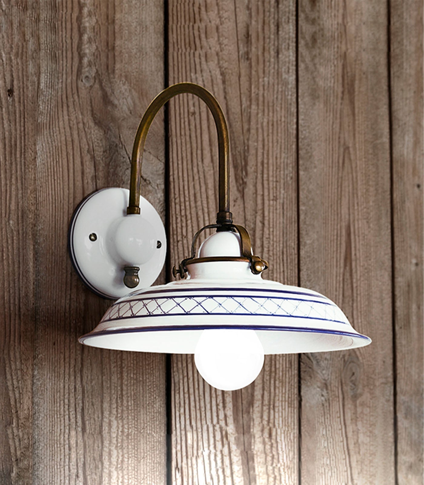 Provenza Ceramic Wall Light by Aldo Bernardi