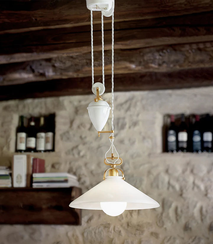 Tenda Pendant Light by Aldo Bernardi