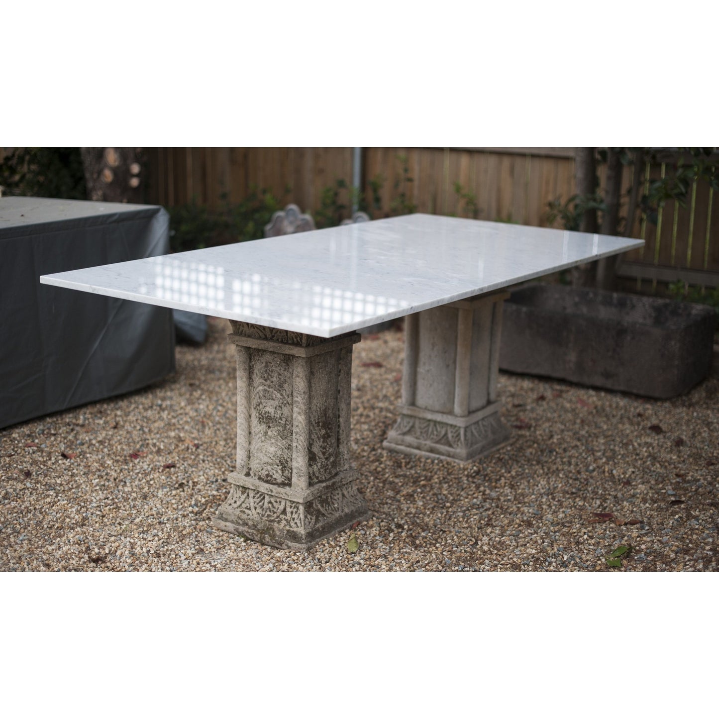 Carved Stone & Marble Table