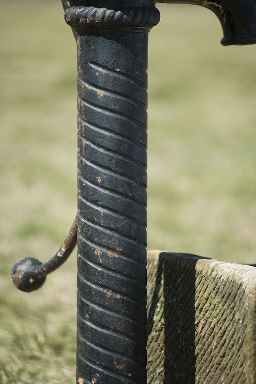 Cast Iron Pump and Stone Trough
