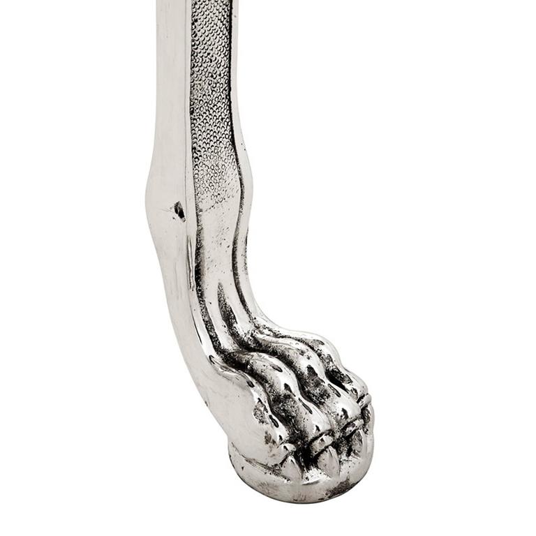Lions Foot Nickel Side Table