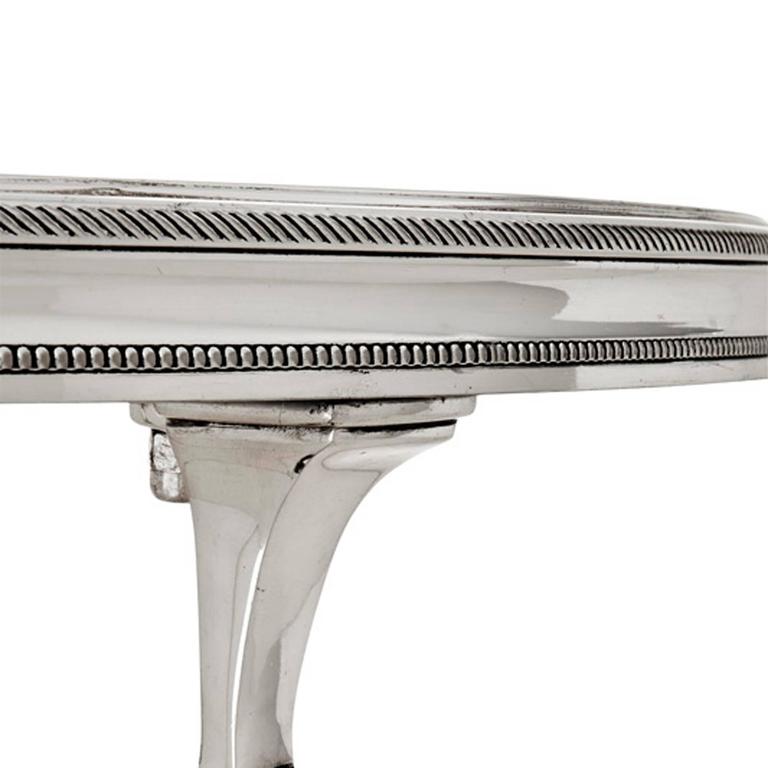 Lions Foot Nickel Side Table