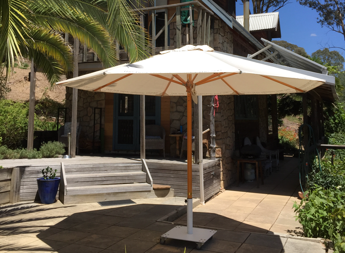 Timber Octagonal Umbrella 3.6m