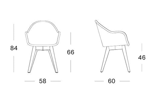 Edgard Teak Dining Chair Outdoor