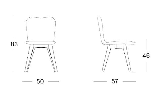 Lena Teak Dining Chair