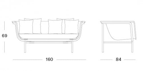 Wicked Lounge Sofa 2S